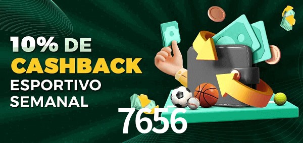 10% de bônus de cashback na 7656